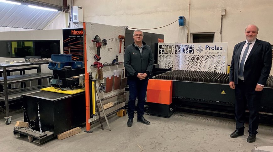 AVEC MAZAK, PROLAZ SECURISE SA PRODUCTION